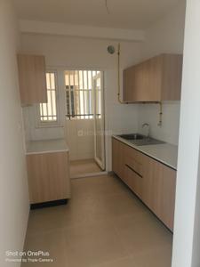 Kitchen Image of 680 Sq.ft 1 BHK Apartment / Flat for rent in Bhartiya Nikoo Homes Phase 2, Thanisandra Bengaluru for Rs. 32000