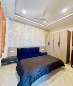 Bedroom Image of 654 Sq.ft 1 BHK Apartment / Flat for rent in Vijay Nagar Indore for Rs. 18000
