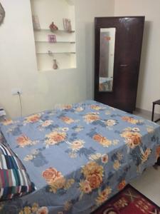 Bedroom Image of 753 Sq.ft 1 BHK Studio for rent in Siolim Goa for Rs. 19000