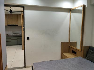 Bedroom Image of 1215 Sq.ft 2 BHK Apartment / Flat for rent in Orchid Blues, Shela Ahmedabad for Rs. 38500
