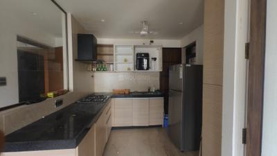 Kitchen Image of 600 Sq.ft 1 BHK Apartment / Flat for rent in Omkar Vive, Kurla West Mumbai for Rs. 64999