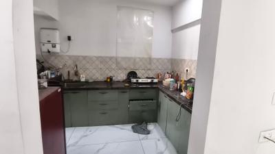 Kitchen Image of 1010 Sq.ft 3 BHK Apartment / Flat for rent in Rahul Downtown, Punawale Pune for Rs. 32000