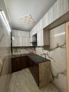 Kitchen Image of 500 Sq.ft 1 BHK Builder Floor for rent in Janakpuri New Delhi for Rs. 17000