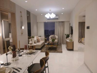 Living Room Image of 650 Sq.ft 1 BHK Apartment / Flat for rent in Satyam Springs, Chembur Mumbai for Rs. 65000