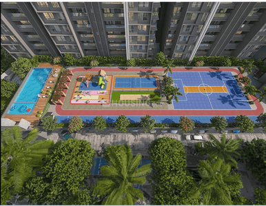 Image of 980 Sq.ft 2 BHK Apartment / Flat for sale in Wakode Stellar Rhythmm, Wakad, Pune for Rs. 6000000