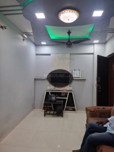 Hall Image of 700 Sq.ft 1 BHK Apartment / Flat for rent in Airoli Navi Mumbai for Rs. 27000
