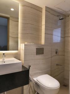 Bedroom Three Image of 1250 Sq.ft 3 BHK Apartment / Flat for rent in Neumec Chandelier Court, Worli Mumbai for Rs. 225000