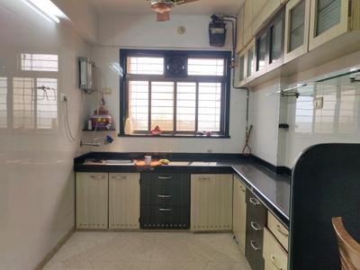 Kitchen Image of 1700 Sq.ft 3 BHK Apartment / Flat for rent in Airoli Navi Mumbai for Rs. 67000