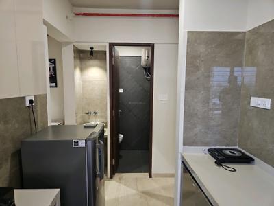 Kitchen Image of 650 Sq.ft 2 BHK Apartment / Flat for rent in Meru Codename BKC, Kurla West Mumbai for Rs. 160000
