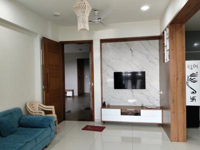 Living Room Image of 1746 Sq.ft 3 BHK Apartment / Flat for sale in Shree Keshvam Heights, Tragad Ahmedabad for Rs. 9999000