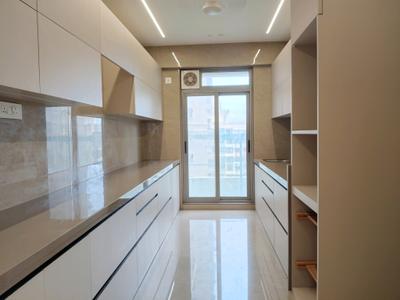 Kitchen Image of 2450 Sq.ft 4 BHK Apartment / Flat for sale in Arham Satyam Valencia, Kharghar Navi Mumbai for Rs. 53000000