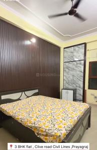 Bedroom Image of 1200 Sq.ft 3 BHK Builder Floor for rent in Civil Lines Allahabad for Rs. 40000