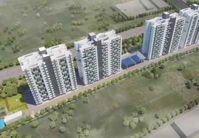 Image of 802 Sq.ft 2 BHK Apartment / Flat for sale in Pharande Kairosa, Punawale, Pune for Rs. 6000000