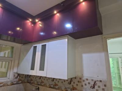 Kitchen Image of 844 Sq.ft 3 BHK Apartment / Flat for rent in Gaurs Siddhartham, Siddharth Vihar Ghaziabad for Rs. 27000