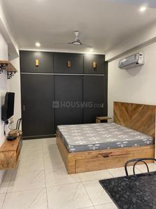 Bedroom Image of 500 Sq.ft 1 RK Apartment / Flat for rent in Shyam Nagar Jaipur for Rs. 25000