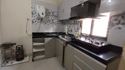 Kitchen Image of 580 Sq.ft 1 BHK Apartment / Flat for rent in Raunak City, Kalyan West Kalyan for Rs. 17000
