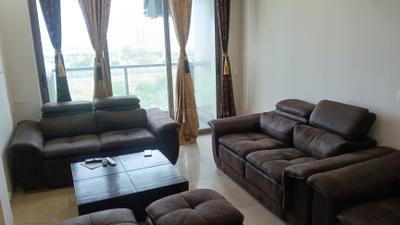 Living Room Image of 1700 Sq.ft 3 BHK Apartment / Flat for rent in Paras Dews, Sector 106 Gurgaon for Rs. 62000