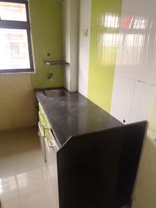 Kitchen Image of 500 Sq.ft 1 BHK Apartment / Flat for rent in Adiraj Jeenaam Adiraj Ascent, Nalasopara East Nala Sopara for Rs. 12000