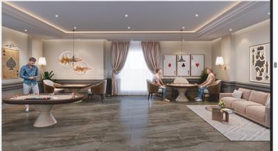 Hall Image of 1300 Sq.ft 3 BHK Apartment / Flat for sale in The 96, Lake Town Kolkata for Rs. 8800000