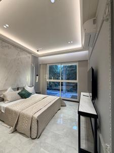 Bedroom Image of 650 Sq.ft 2 BHK Apartment / Flat for sale in Sheth Promont, Sion Mumbai for Rs. 18500000