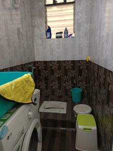 Common Bathroom Image of 750 Sq.ft 1 BHK Apartment / Flat for rent in Bunty Mayur Kilbil, Dhanori Pune for Rs. 26000