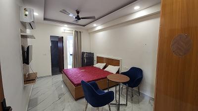 Bedroom Image of 512 Sq.ft 1 RK Apartment / Flat for rent in Karolan Ka Barh Jaipur for Rs. 16000