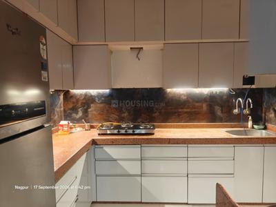 Kitchen Image of 1600 Sq.ft 3 BHK Apartment / Flat for rent in Narendra Nagar Nagpur for Rs. 40000