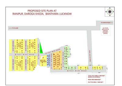 Image of 1000 Sq.ft Residential Plot / Land for sale in Arjunganj, Lucknow for Rs. 1599000