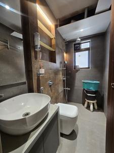 Bathroom Image of 1250 Sq.ft 3 BHK Apartment / Flat for rent in Mallhar Bhimashankar Heights, Dahisar West Mumbai for Rs. 80000