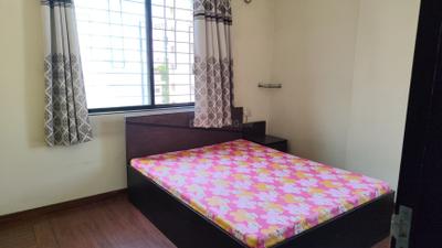 Bedroom Image of 1500 Sq.ft 3 BHK Apartment / Flat for rent in Anandvalli Nashik for Rs. 35000
