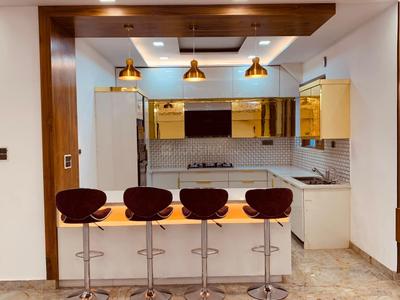 Kitchen Image of 3150 Sq.ft 3 BHK Builder Floor for rent in Sector 14 Faridabad for Rs. 80000