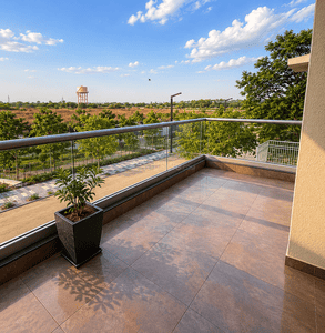 Balcony Image of 5600 Sq.ft 5 BHK Villa for sale in Shankar Nagar Raipur for Rs. 39600005