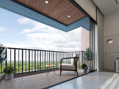 Balcony Image of 1300 Sq.ft 2 BHK Apartment / Flat for sale in Palanpur Surat for Rs. 5500000