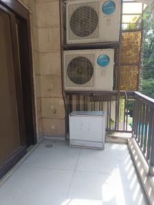 Balcony Image of 1800 Sq.ft 3 BHK Builder Floor for rent in Hauz Khas New Delhi for Rs. 80000