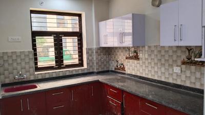 Kitchen Image of 910 Sq.ft 3 BHK Independent House for sale in Pravasham Maruti Pravasham Villa, Kaulakha Agra for Rs. 5500000