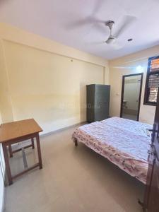 Bedroom Image of 160 Sq.ft 1 RK Builder Floor for rent in Mahalakshmi Nagar Indore for Rs. 7700