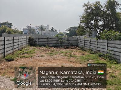 Image of 1200 Sq.ft Residential Plot / Land for sale in Nagarur Colony, Bengaluru for Rs. 7800000