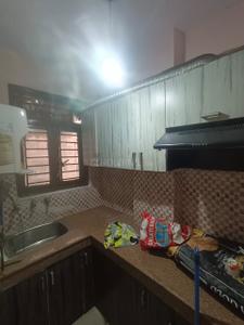 Kitchen Image of 450 Sq.ft 1 BHK Builder Floor for rent in Uttam Nagar New Delhi for Rs. 12310