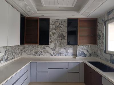 Kitchen Image of 2350 Sq.ft 4 BHK Builder Floor for sale in Aman Spring Valley Floors, Rohini Extension New Delhi for Rs. 34200000