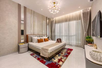 Bedroom Image of 800 Sq.ft 2 BHK Apartment / Flat for sale in L And T Island Cove Tower 4, Mahim Mumbai for Rs. 32000000