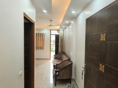 Bedroom Image of 600 Sq.ft 1 RK Builder Floor for rent in Malviya Nagar New Delhi for Rs. 29000