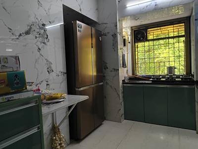 Kitchen Image of 1057 Sq.ft 2 BHK Apartment / Flat for sale in Sanghvi Valley, Kalwa Thane for Rs. 12500000