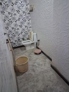 Bathroom Image of 630 Sq.ft 2 BHK Builder Floor for rent in Burari New Delhi for Rs. 12500