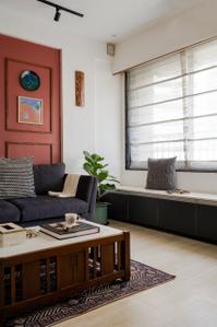 Living Room Image of 657 Sq.ft 1.5 BHK Apartment / Flat for rent in Wadala Mumbai for Rs. 59000