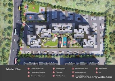 Image of 1014 Sq.ft 2 BHK Apartment / Flat for sale in Kohinoor Kaleido, Kharadi, Pune for Rs. 11500000