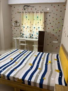 Bedroom Image of 1500 Sq.ft 3 BHK Apartment / Flat for rent in Saroliya Galaxy 77, Sama Savli Vadodara for Rs. 30000