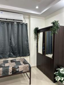 Bedroom Image of 300 Sq.ft 1 RK Apartment / Flat for rent in Kondapur Hyderabad for Rs. 12000