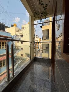 Balcony Image of 650 Sq.ft 2 BHK Builder Floor for rent in HSR Layout Bengaluru for Rs. 32000