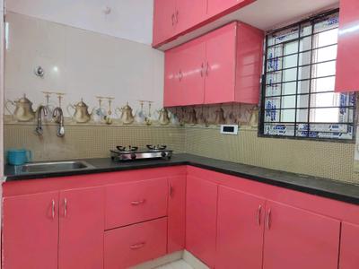 Kitchen Image of 700 Sq.ft 1 BHK Apartment / Flat for rent in Kondapur Hyderabad for Rs. 21000