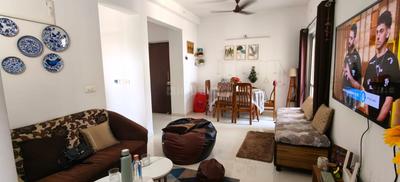 Hall Image of 850 Sq.ft 1 BHK Apartment / Flat for rent in Godrej Infinity, Mundhwa Pune for Rs. 40000